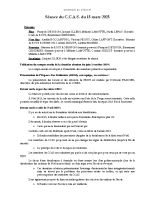 Séance du 15 mars 2025